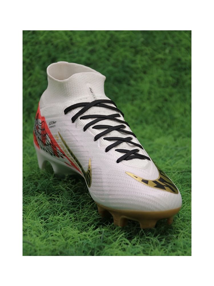 Nike Air Zoom Mercurial Superfly 9 Elite FG x Marcus Rashford - White/Gold/Black/Red