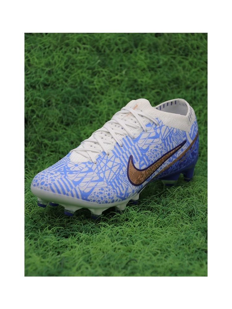 Nike Air Zoom Mercurial Vapor 15 Elite CR7 AG-Pro Azulejo - White/Metallic Copper/Concord