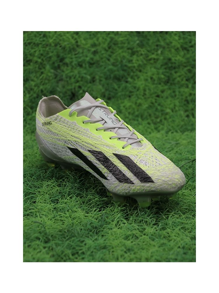 adidas X Crazyfast Strung+ FG - Grey Two/Core Black/Lucid Lemon