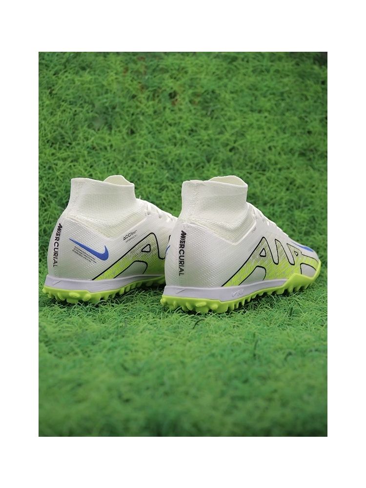Nike Air Zoom Mercurial Superfly 9 Elite TF - White/Blue/Green