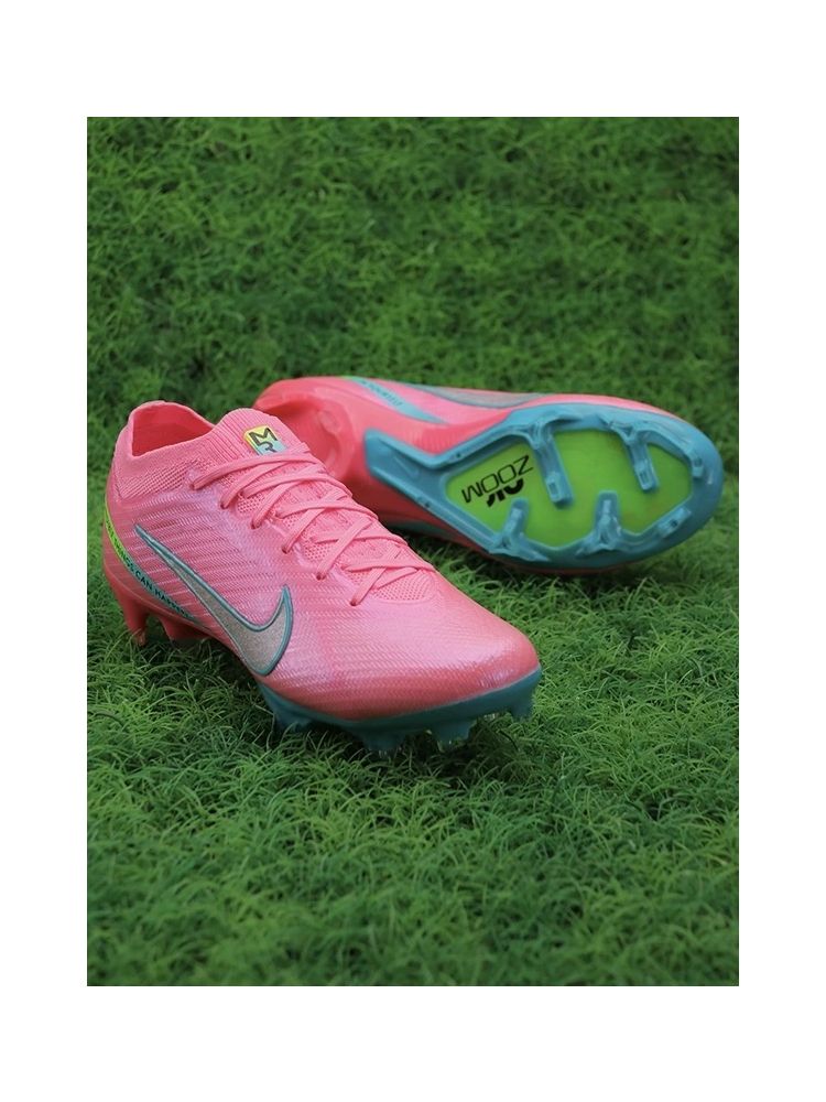 Nike Air Zoom Mercurial Vapor 15 Elite FG - Marcus Rashford - Pink/Blue/Green