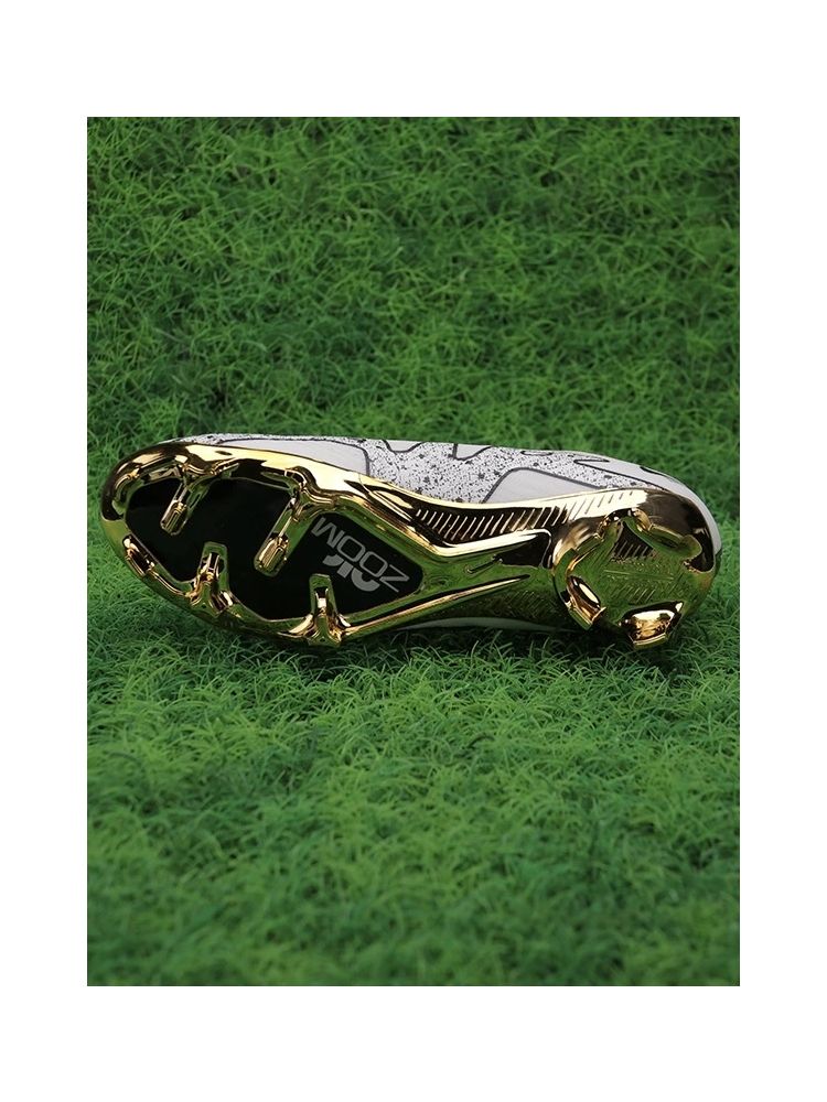 Nike Air Zoom Mercurial Vapor 15 Elite FG - White/Metallic Gold