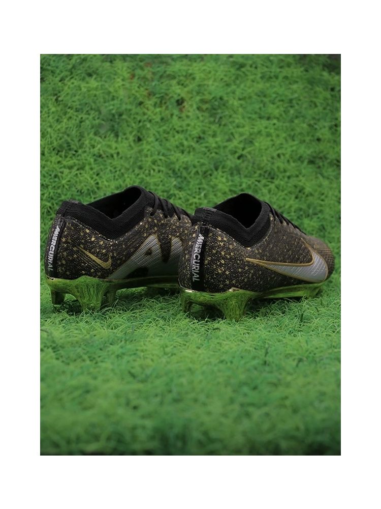 Nike Air Zoom Mercurial Vapor 15 Elite FG - Black/Metallic Gold