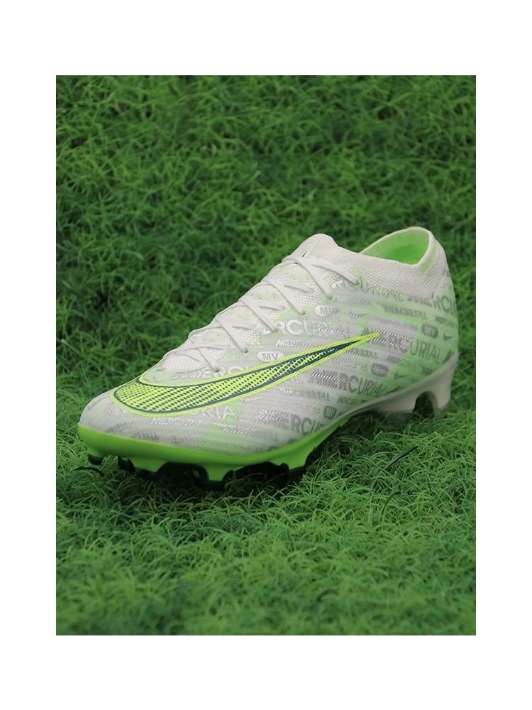Nike Air Zoom Mercurial Vapor 15 Elite FG XXV - White/Black/Green