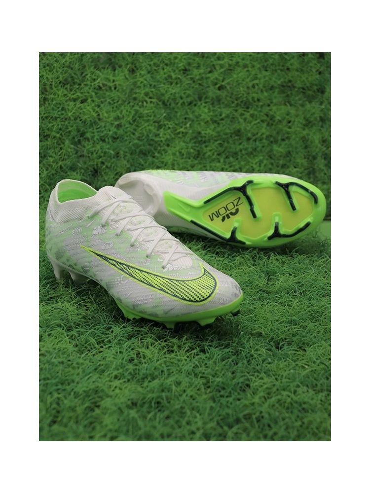 Nike Air Zoom Mercurial Vapor 15 Elite FG XXV - White/Black/Green