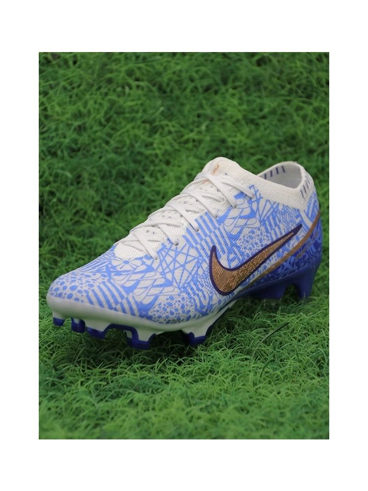 Nike Air Zoom Mercurial Vapor 15 Elite CR7 FG Azulejo - White/Metallic Copper/Concord