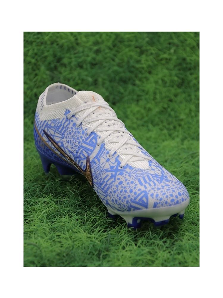 Nike Air Zoom Mercurial Vapor 15 Elite CR7 FG Azulejo - White/Metallic Copper/Concord