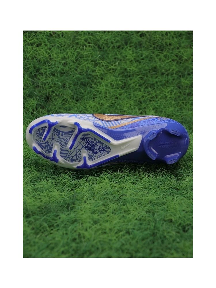 Nike Air Zoom Mercurial Vapor 15 Elite CR7 FG Azulejo - White/Metallic Copper/Concord