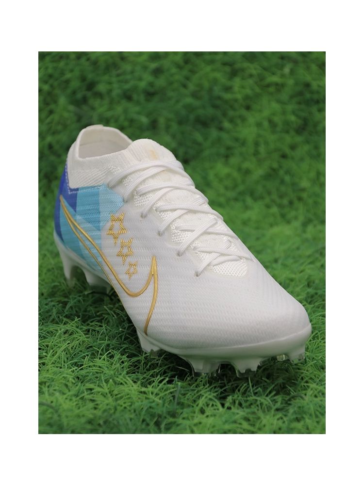 Nike Air Zoom Mercurial Vapor 15 Elite FG - Enzo Fernandez - White/Gold