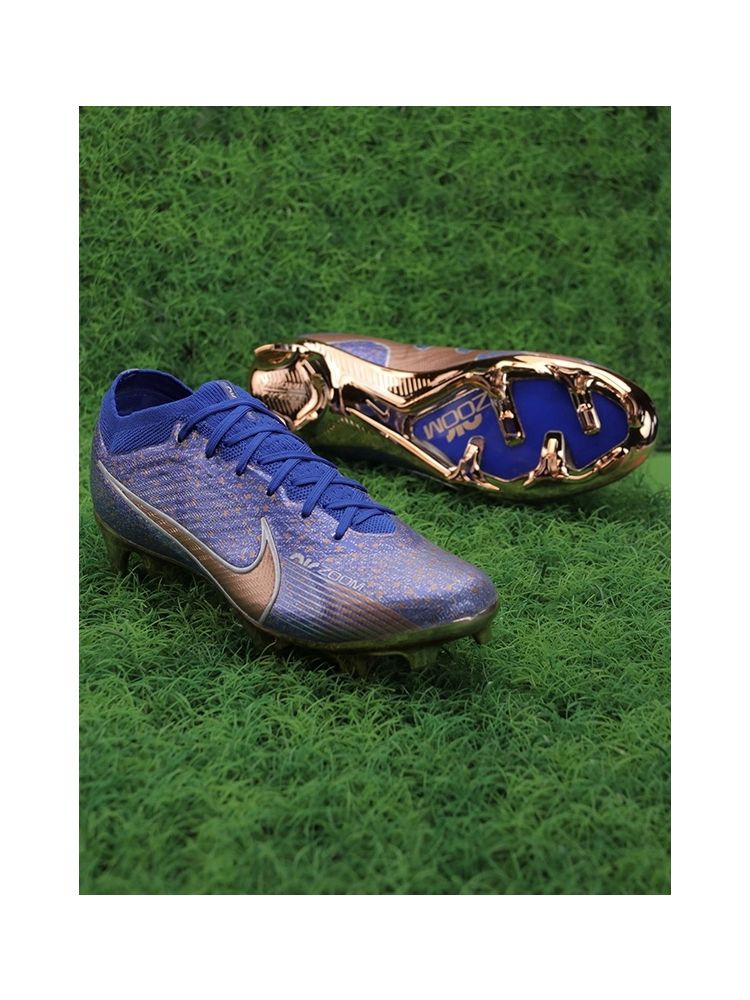 Nike Air Zoom Mercurial Vapor 15 Elite FG - Blue/Metallic Gold