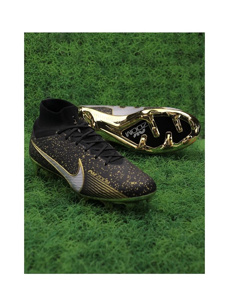 Nike Air Zoom Mercurial Superfly 9 Elite FG - Black/Metallic Gold