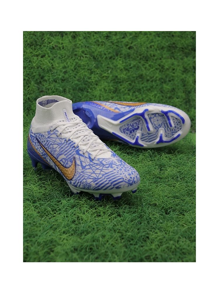 Nike Air Zoom Mercurial Superfly 9 Elite CR7 FG - White/Metallic Copper/Concord