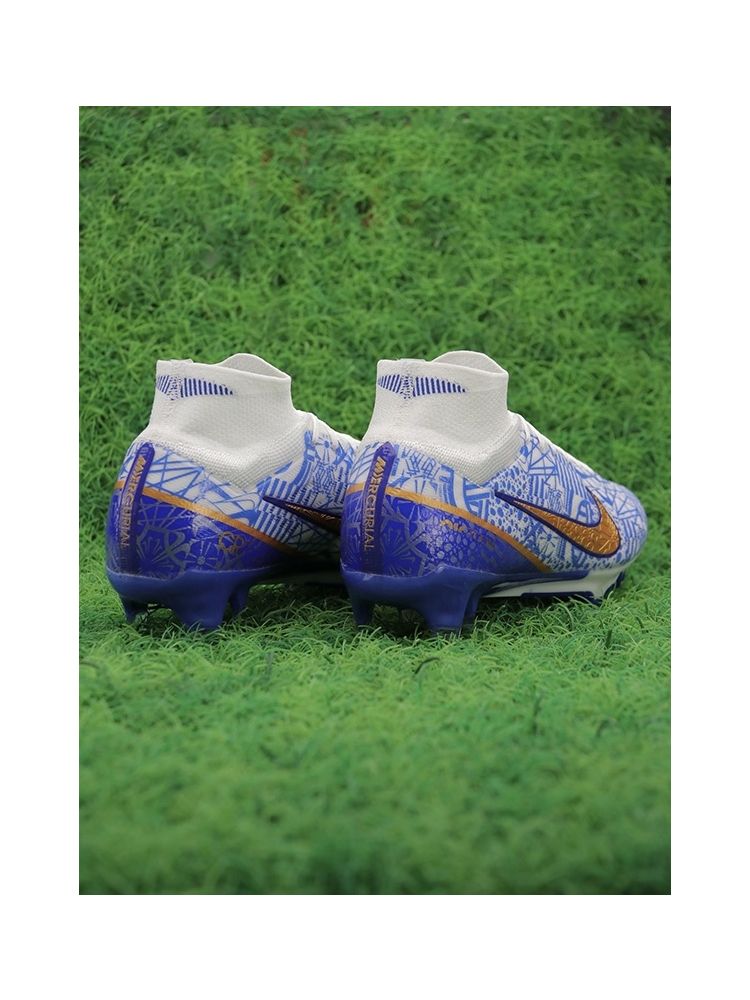 Nike Air Zoom Mercurial Superfly 9 Elite CR7 FG - White/Metallic Copper/Concord