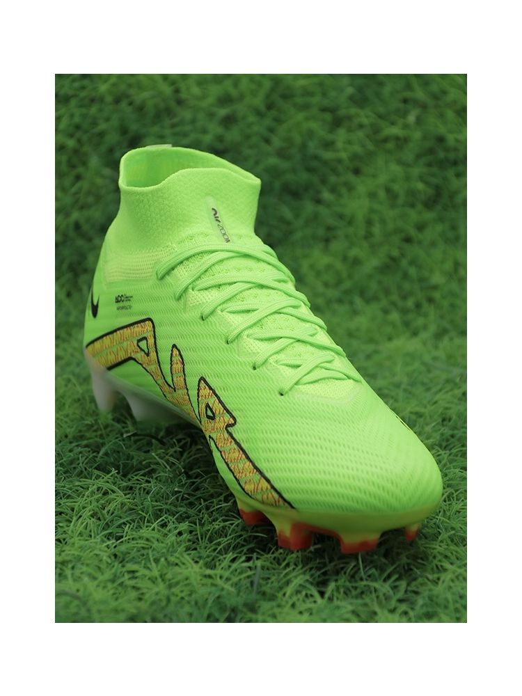 Nike Air Zoom Mercurial Superfly 9 Elite FG - Grass Green/Rouge Peche/Black