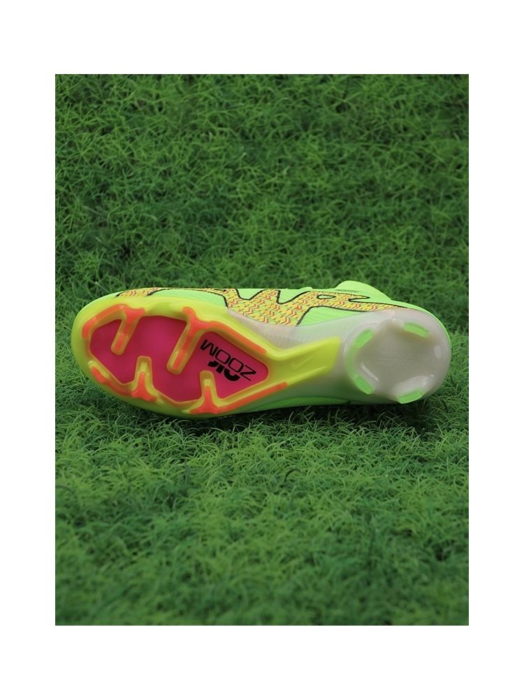 Nike Air Zoom Mercurial Superfly 9 Elite FG - Grass Green/Rouge Peche/Black