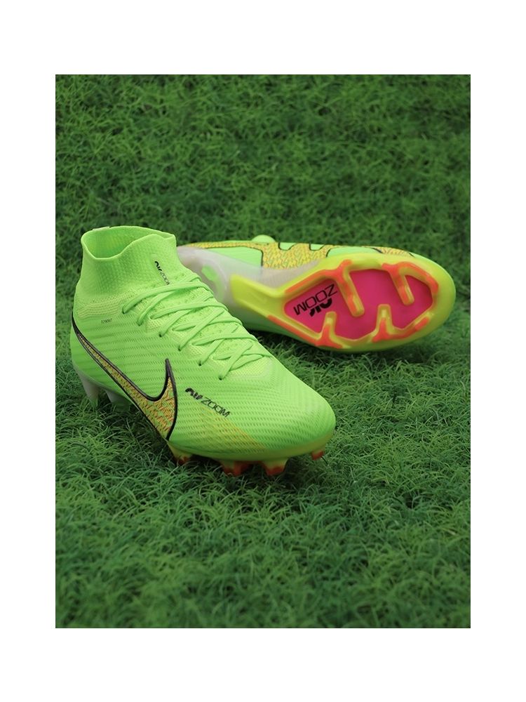 Nike Air Zoom Mercurial Superfly 9 Elite FG - Grass Green/Rouge Peche/Black