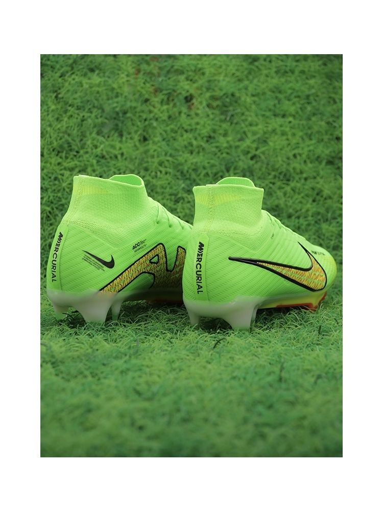 Nike Air Zoom Mercurial Superfly 9 Elite FG - Grass Green/Rouge Peche/Black