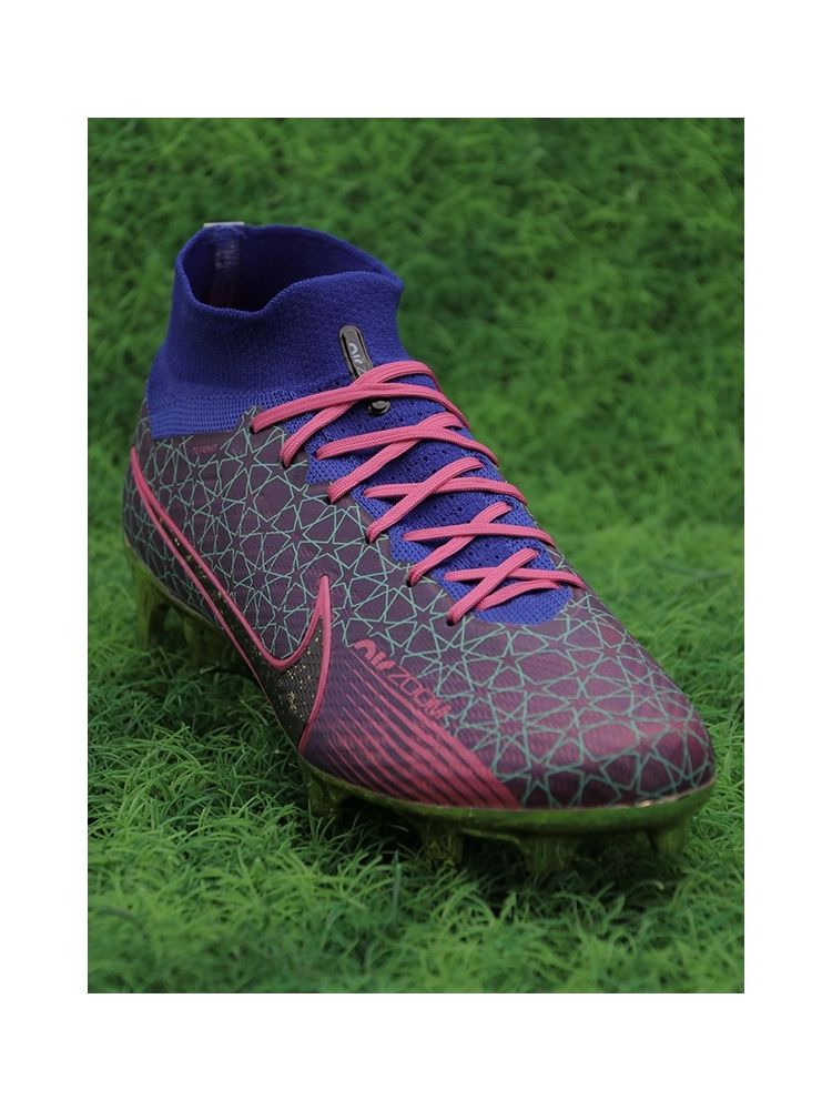 Nike Air Zoom Mercurial Superfly 9 Elite FG - Blue/Metallic Gold