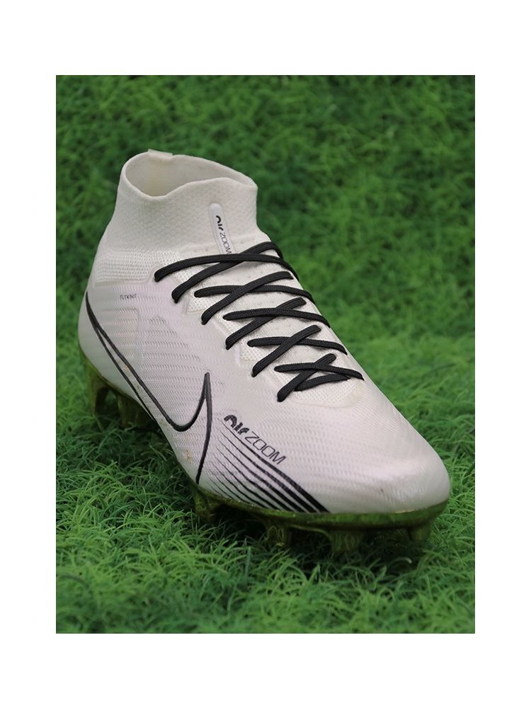 Nike Air Zoom Mercurial Superfly 9 Elite FG - White/Metallic Gold