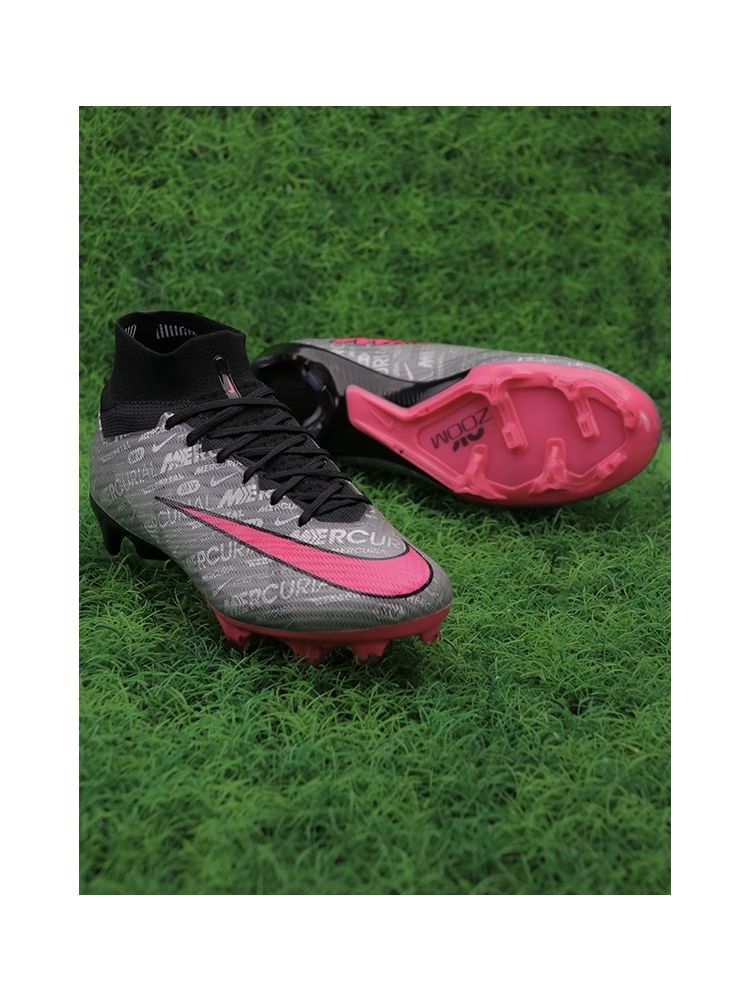 Nike Air Zoom Mercurial Superfly 9 Elite XXV FG - Metallic Silver/Hyper Pink/Black