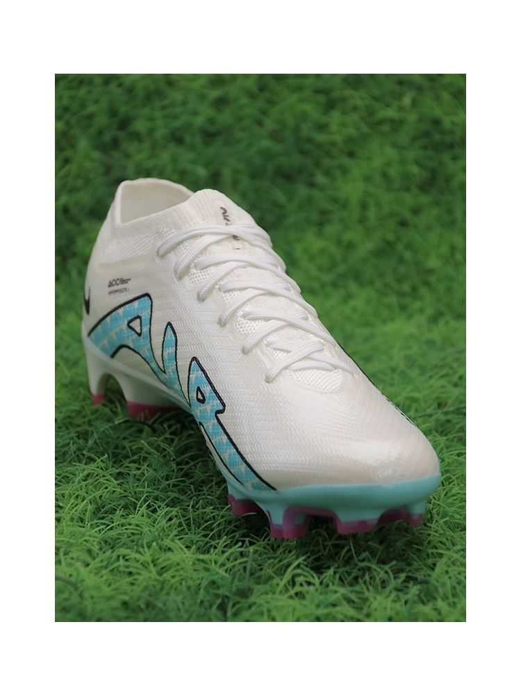 Nike Air Zoom Mercurial Vapor 15 Elite FG - White/Blue