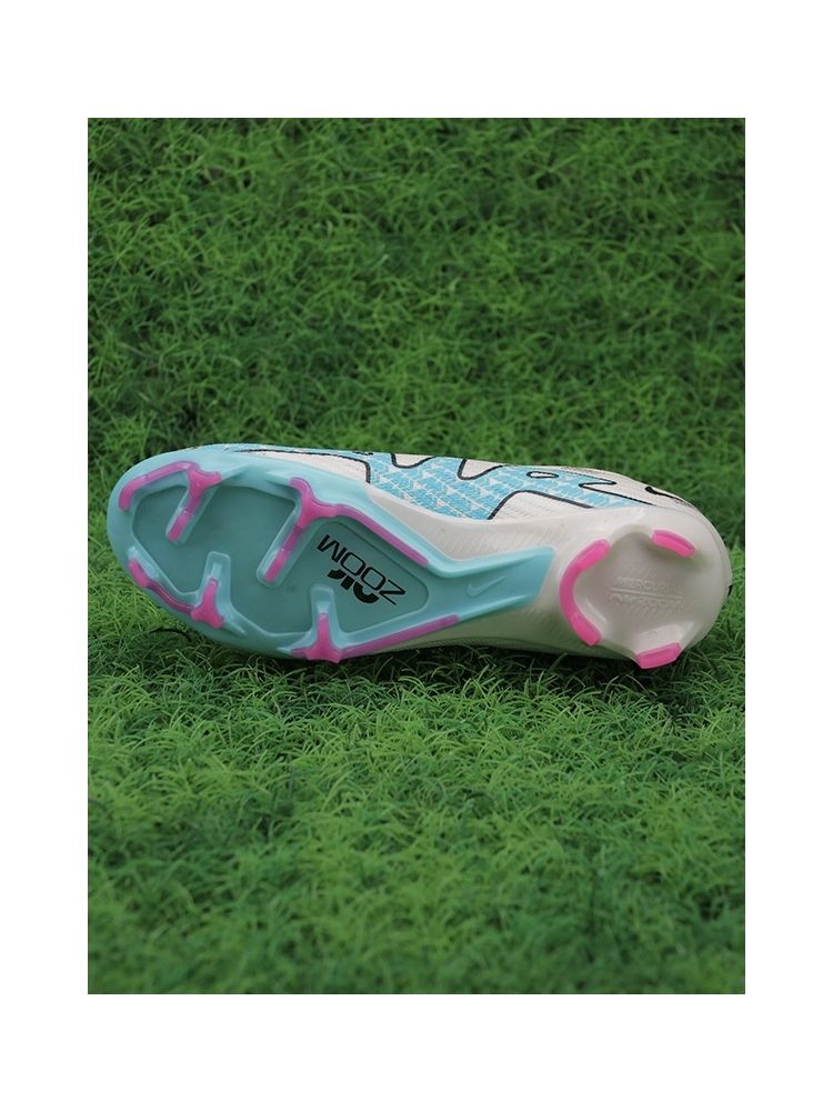 Nike Air Zoom Mercurial Vapor 15 Elite FG - White/Blue