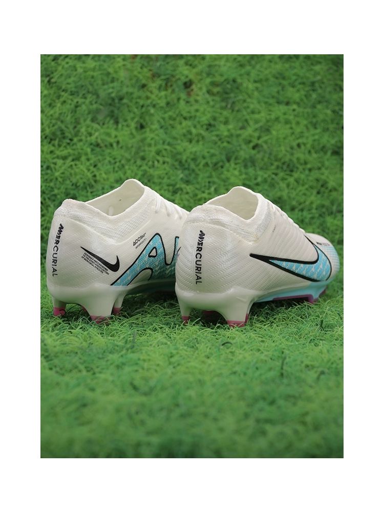 Nike Air Zoom Mercurial Vapor 15 Elite FG - White/Blue