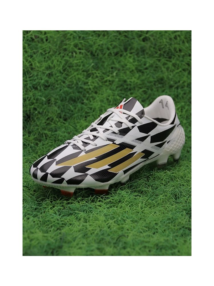 adidas Adizero F50 IV FG World Cup Battle Pack - White/Gold Metallic