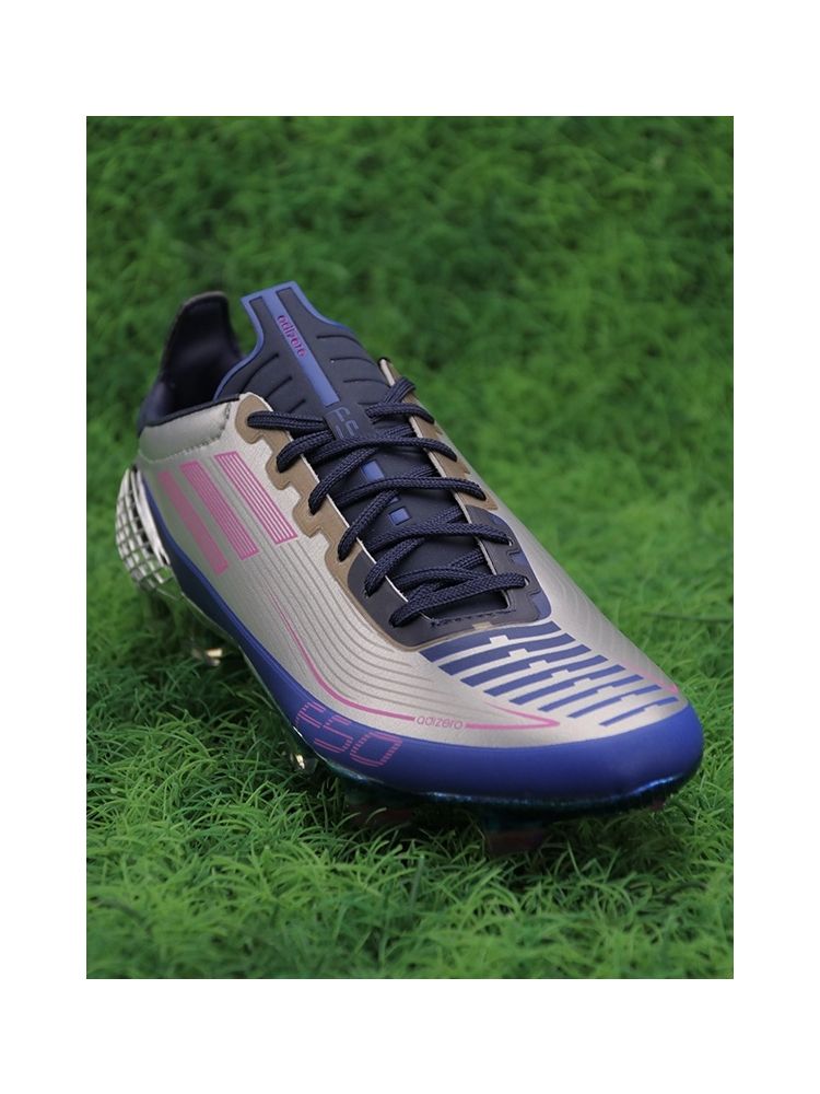 adidas F50 Ghosted FG UCL - Silver Metallic/Shock Pink/Collegiate Navy