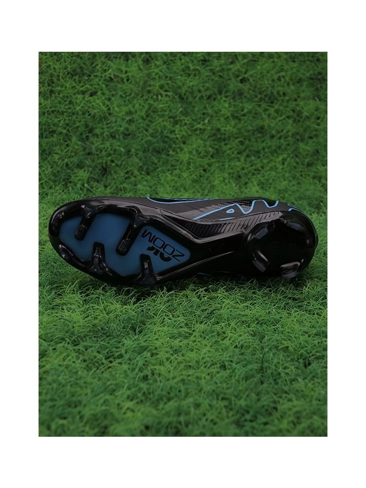 Nike Air Zoom Mercurial Vapor 15 Elite FG - Black/Black/Blue