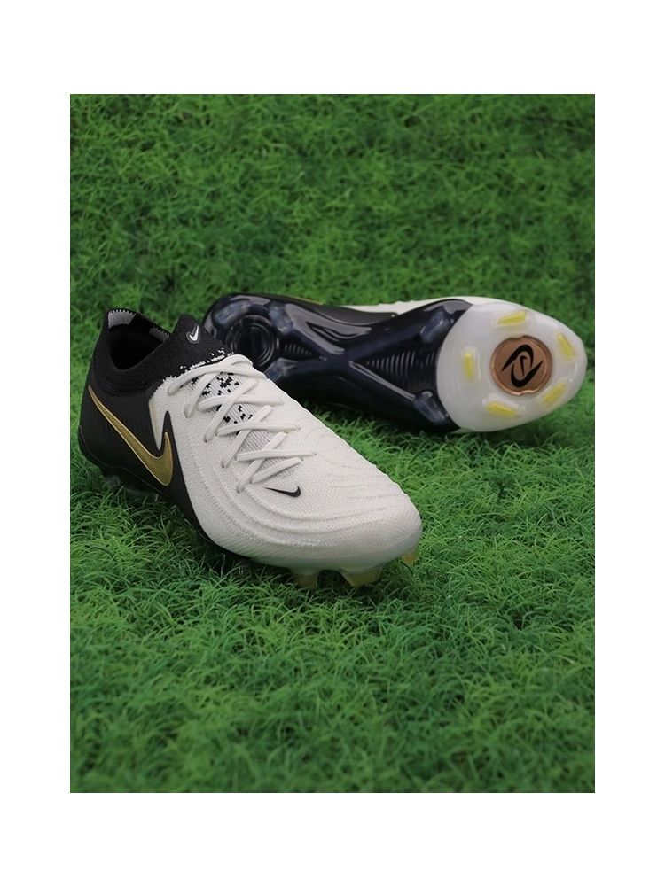 Nike Phantom GX II Elite FG - White/Black/Gold