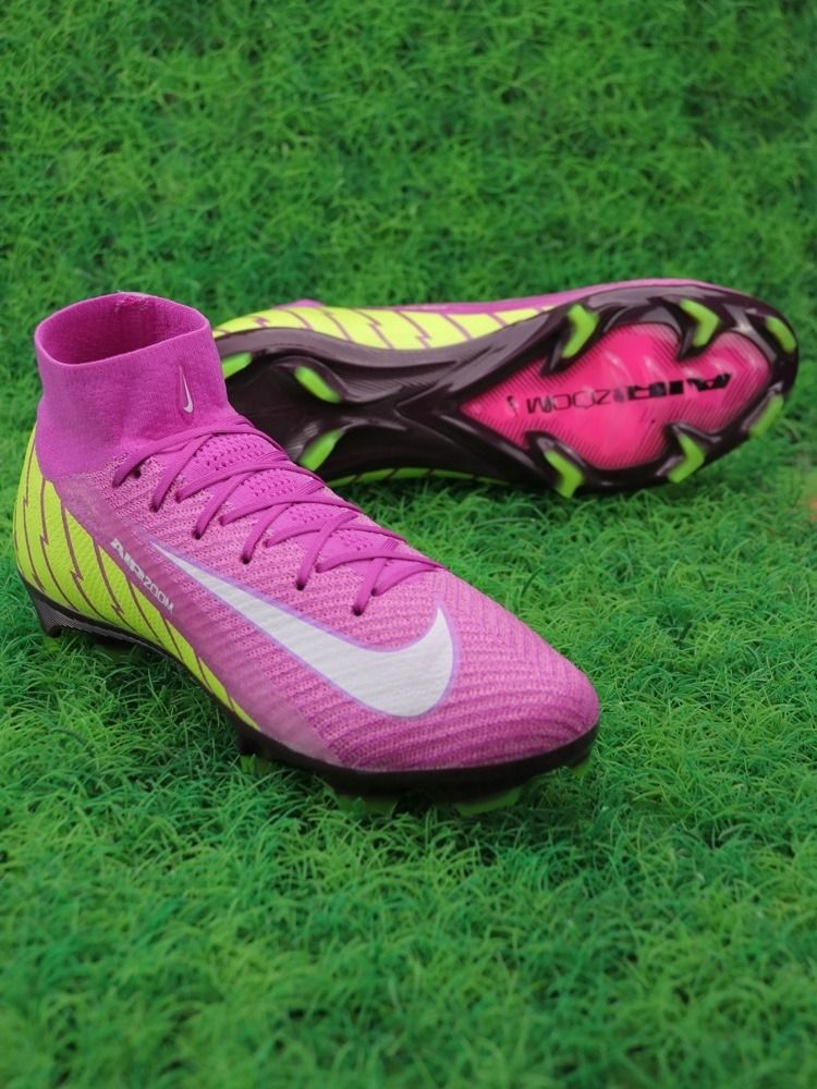 Nike Air Zoom Mercurial Superfly 10 Elite FG Purple White Yellow