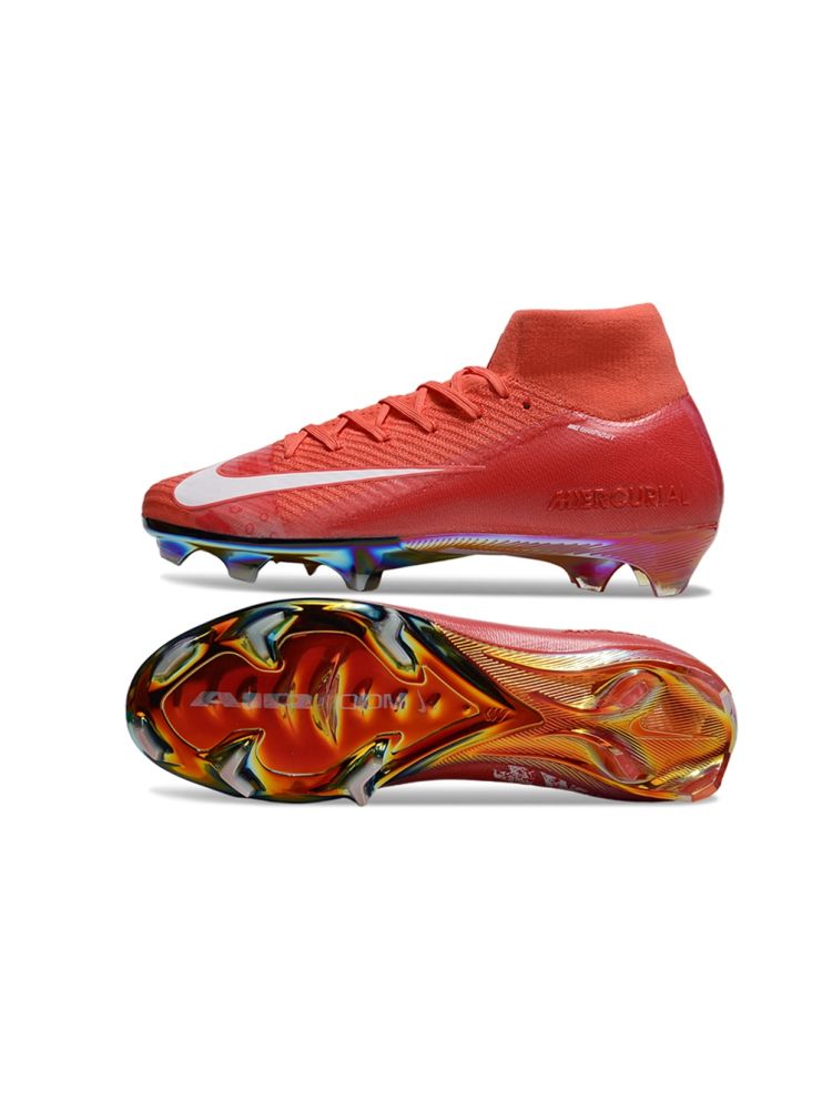 Nike Air Zoom Mercurial Superfly 10 Elite FG Red White