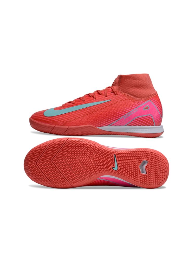 Nike Air Zoom Mercurial Superfly 10 Elite IC Ember Glow Aurora Green