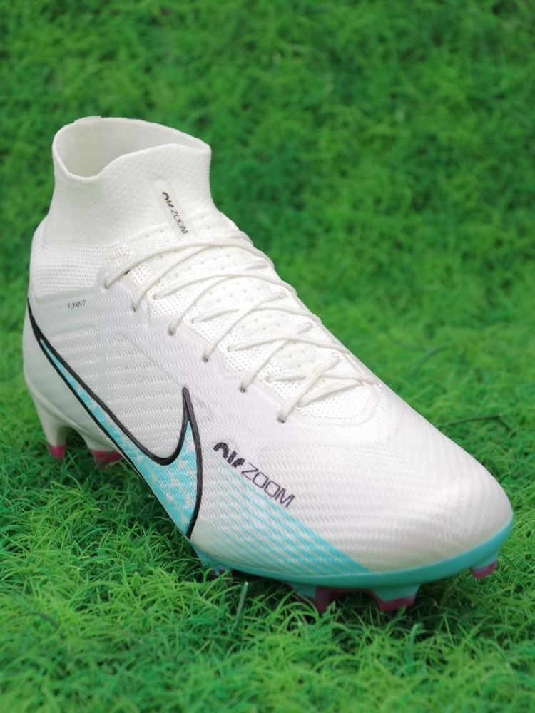 Nike Air Zoom Mercurial Superfly 9 Elite FG White Blue