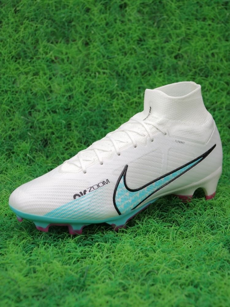 Nike Air Zoom Mercurial Superfly 9 Elite FG White Blue