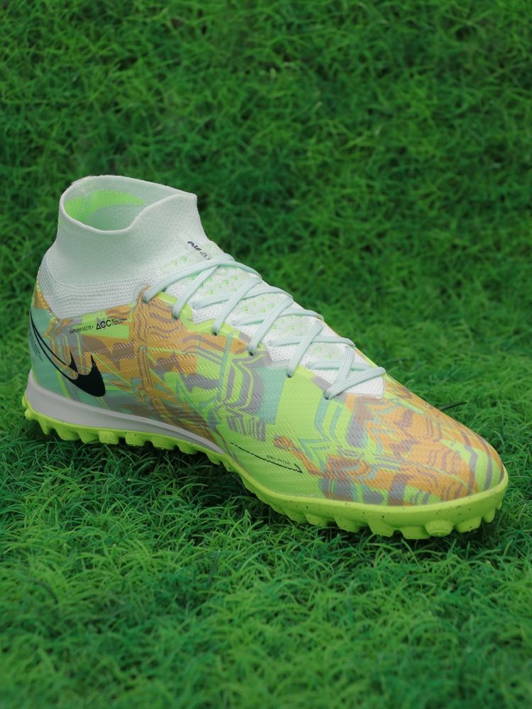 Nike Air Zoom Mercurial Superfly 9 Elite TF Bonded Pack - Barely Green/Blackened Blue/Total Orange