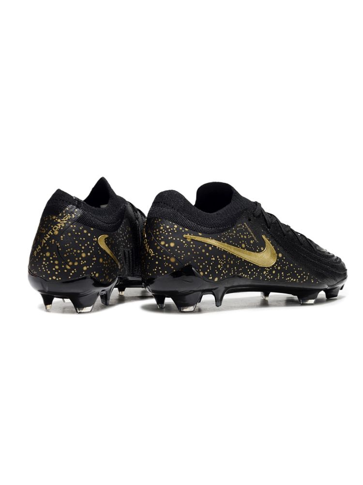 Nike Phantom GX II Elite FG Black Metallic Vivid Gold