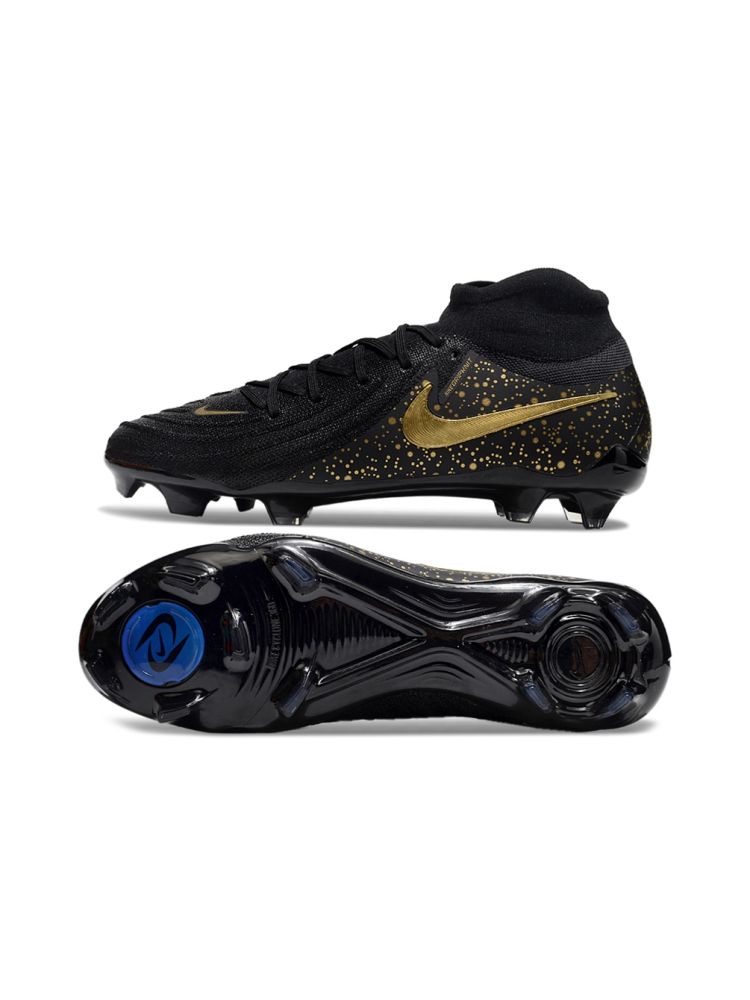 Nike Phantom Luna II Elite FG Black Metallic Vivid Gold