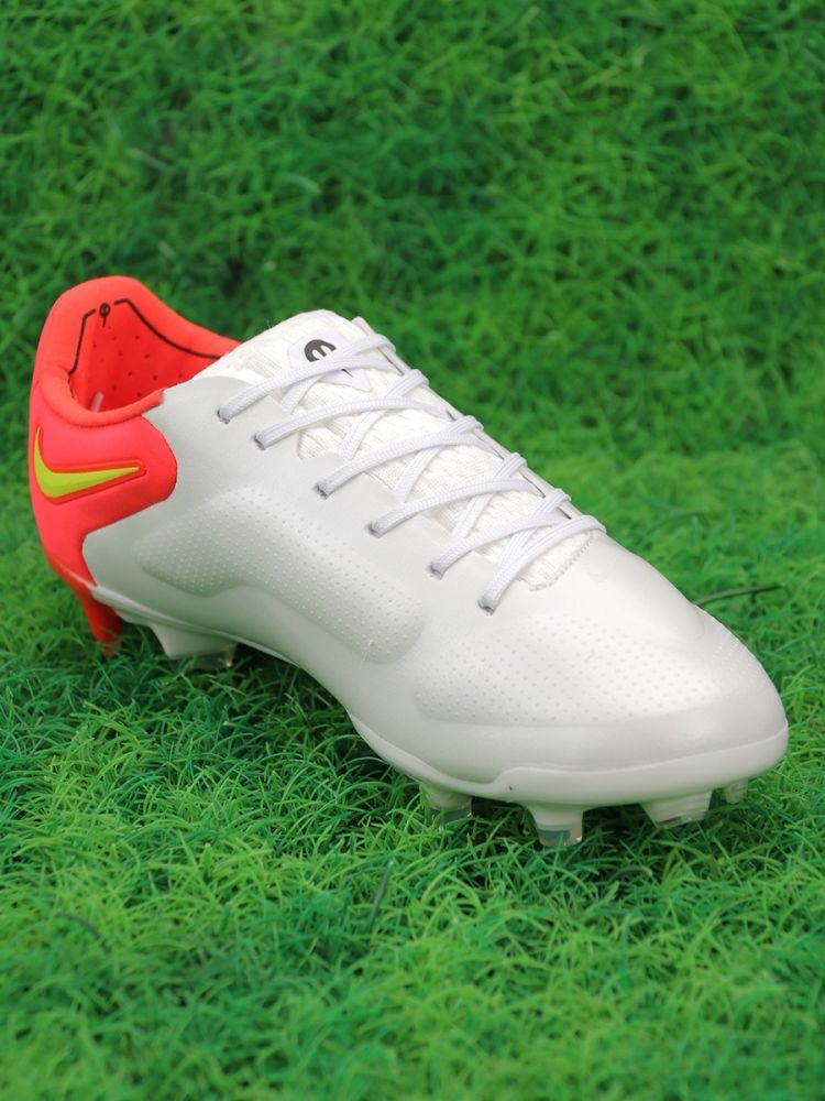 Nike Tiempo Legend 9 Elite FG Motivation - White/Volt/Bright Crimson