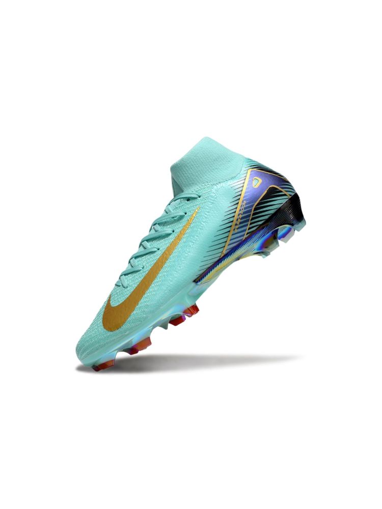 Nike Zoom Mercurial Superfly 10 Elite FG Green Gold Black