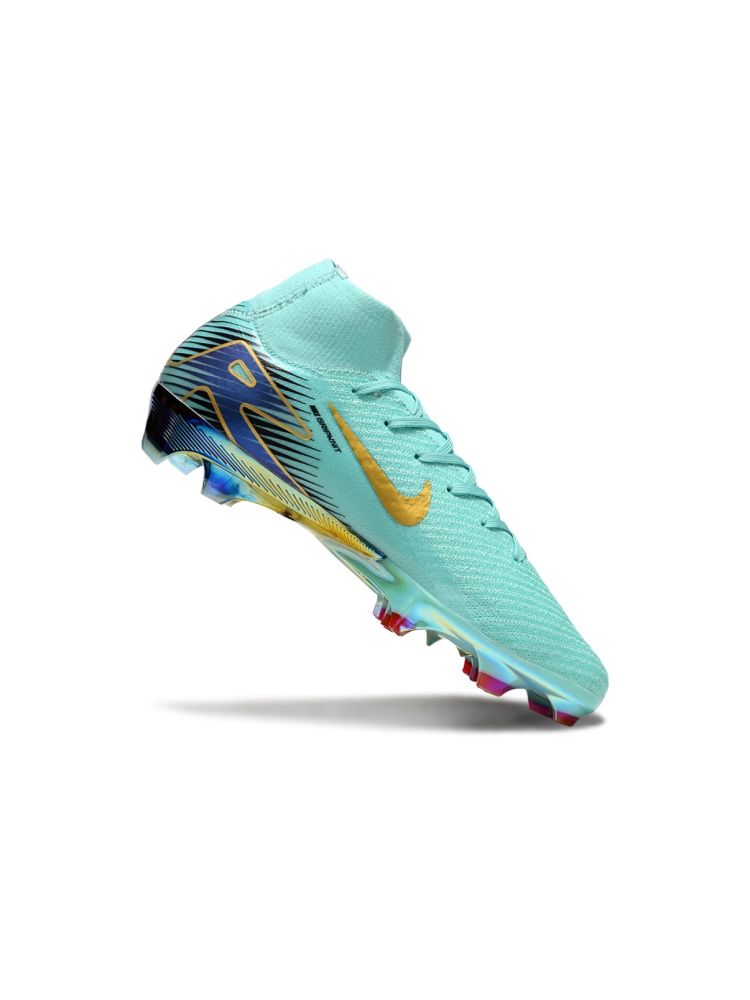 Nike Zoom Mercurial Superfly 10 Elite FG Green Gold Black