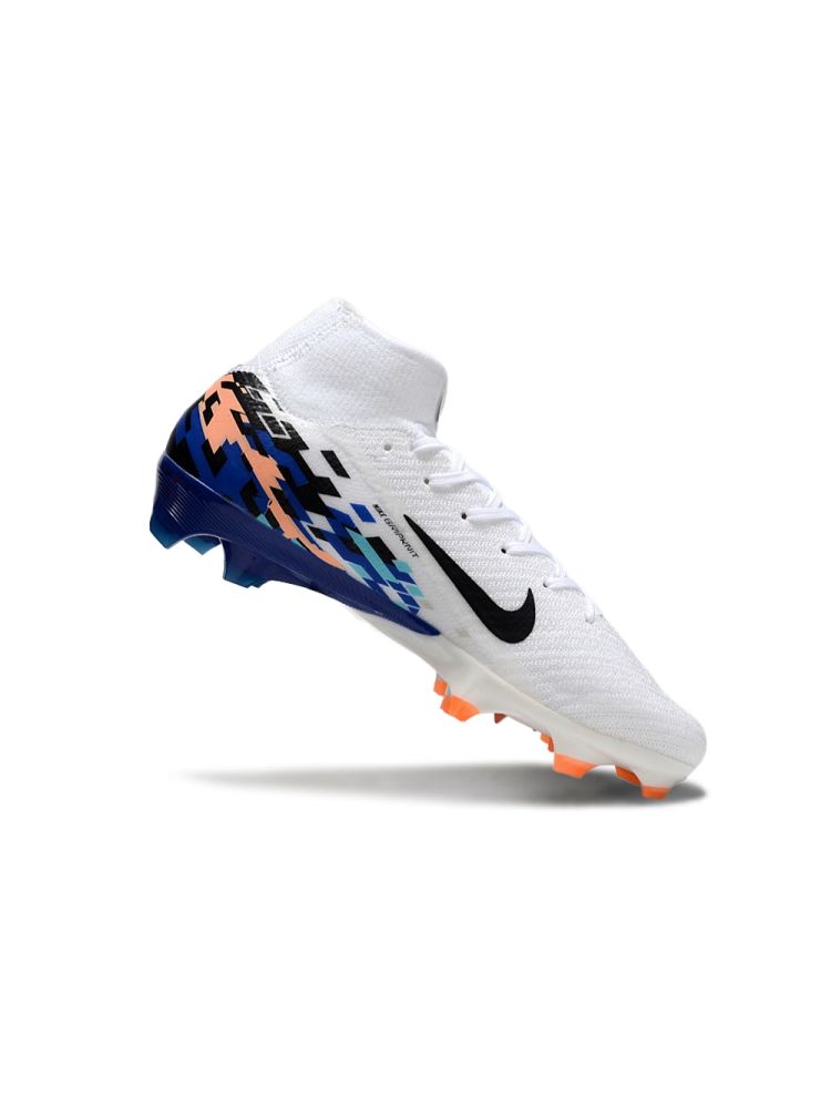 Nike Zoom Mercurial Superfly 10 Elite FG White Black Multicolor