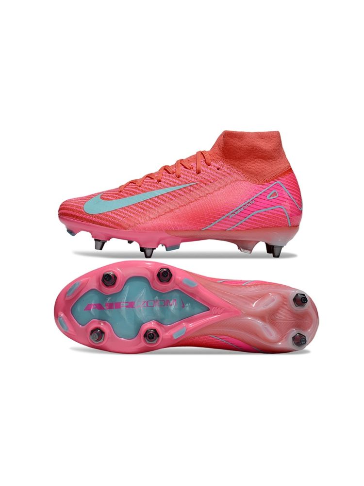 Nike Zoom Mercurial Superfly 10 Elite SG Pro Ember Glow Aurora Green