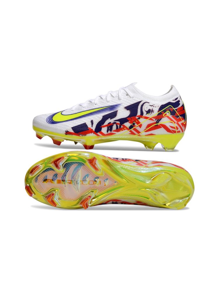 Nike Zoom Mercurial Vapor 16 Elite FG White Purple Yellow Red