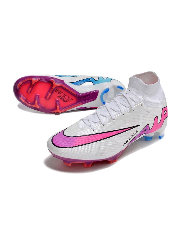Nike Air Zoom Mercurial Superfly 9 Elite FG - White/Pink