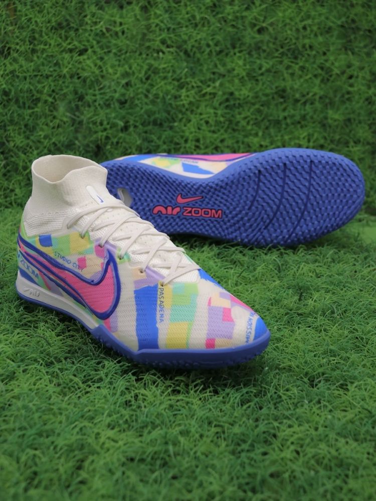 Nike Air Zoom Mercurial Superfly 9 Elite IC SoCal Pack - Sail/Racer Blue