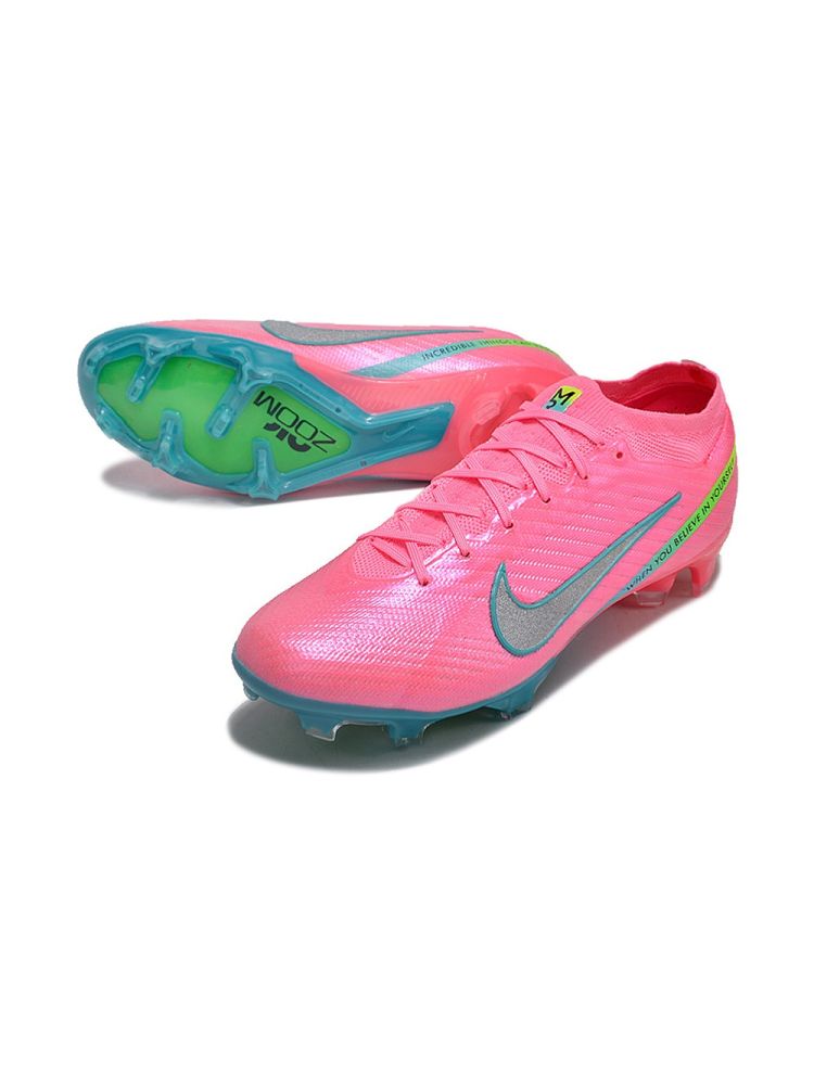 Nike Air Zoom Mercurial Vapor 15 Elite FG - Marcus Rashford - Pink/Blue/Green