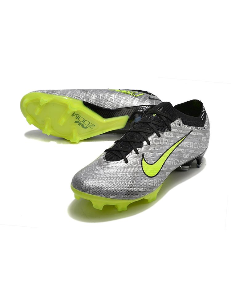 Nike Air Zoom Mercurial Vapor 15 Elite FG XXV - Metallic Silver/Volt/Black
