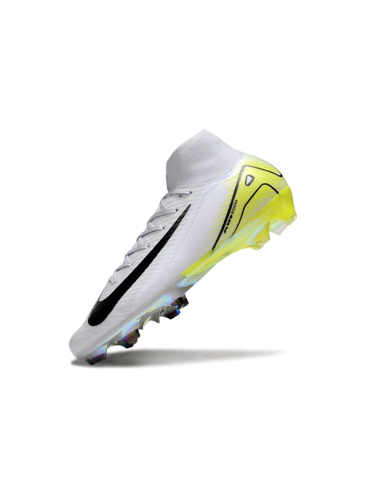 Nike Zoom Mercurial Superfly 10 Elite FG White Black Volt